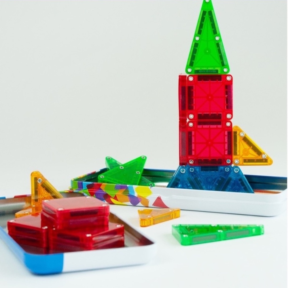 MicroMags Building Set - Red, Blue, Green - Picture 6 of 10